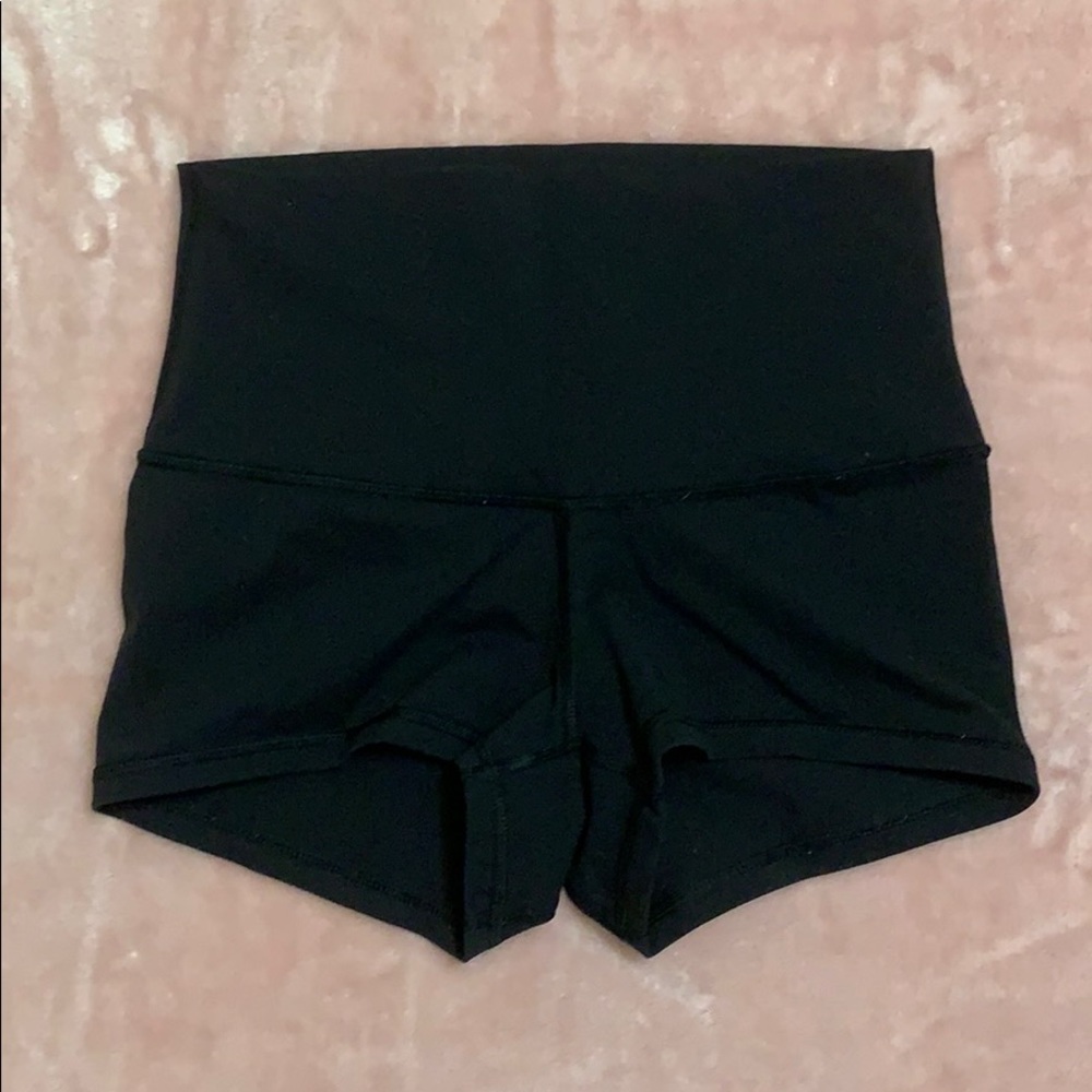Black lululemon shorts